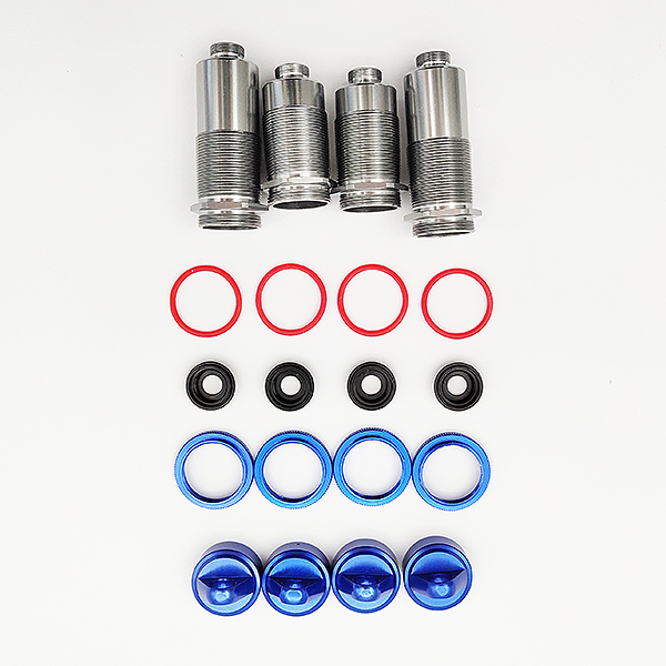 FTX DR8 SHOCK BODY & CAP SET BLUE