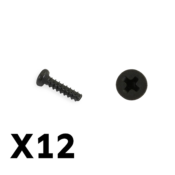 FTX TRACER PAN HEAD SELF TAPPING SCREWS PBHO2*8MM