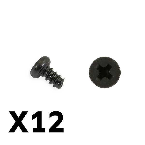 FTX TRACER PAN HEAD SELF TAPPING SCREWS PBHO2.3*4MM