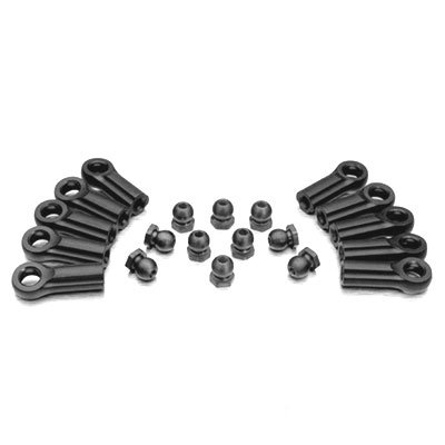GMADE M4 ROD END WITH 6.8MM STEEL BALL NUT (10)