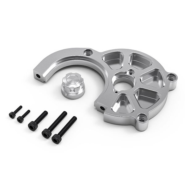 GMADE GR01 ALUMINUM MOTOR MOUNT SET (SILVER)