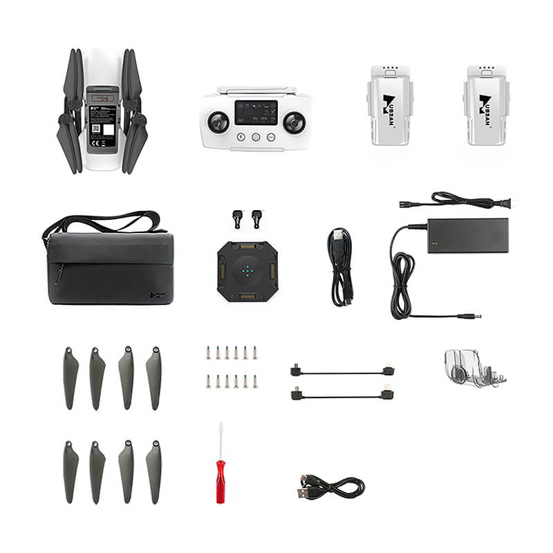 HUBSAN ACE2+ DRONE, TWO BATTERIES