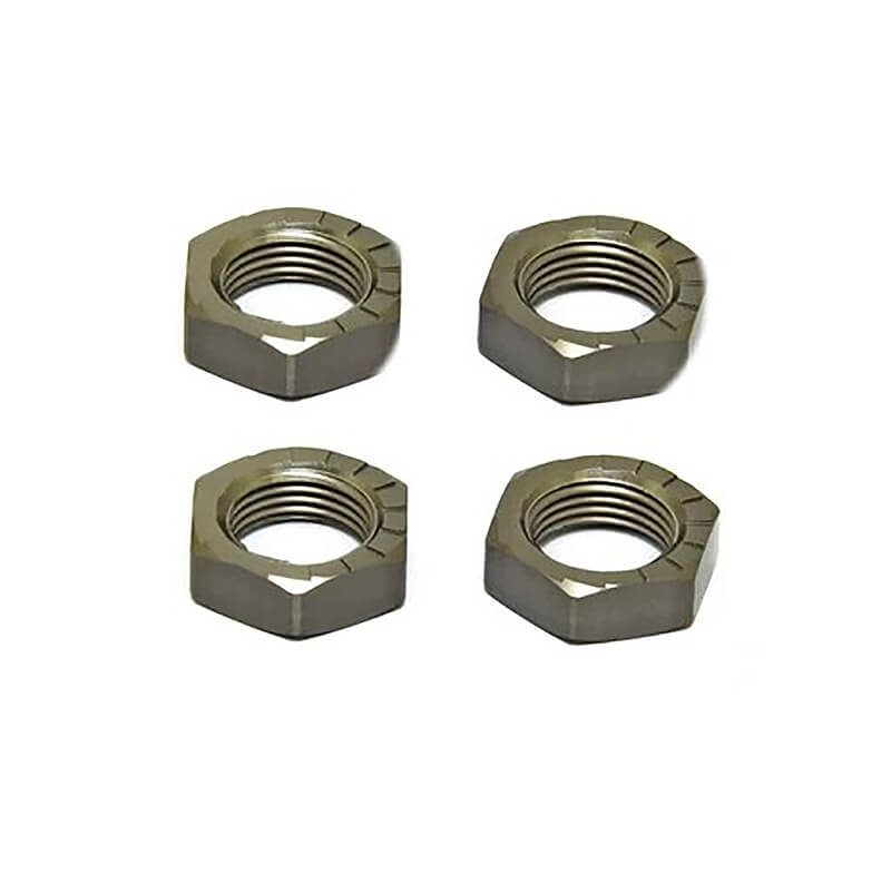 HOBAO HYPER 17MM ANTI LOOSE (SERRATED) WHEEL NUTS (4)