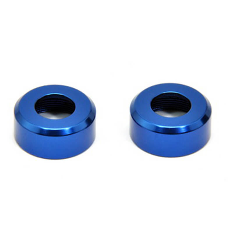 HOBAO HYPER SS/VS/CAGE/MT/MTX NEW SHOCK CAP TOP (2) BLUE