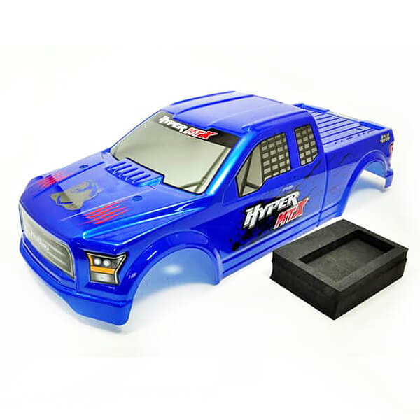 HOBAO HYPER MTX PRINTED BODY BLUE WITH BODY SPONGE PAD