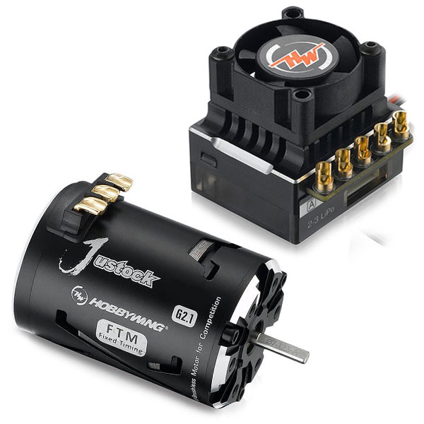 HOBBYWING COMBO XR10 JUSTOCK ESC & XERUN JUSTOCK G2.1 10.5T #HW38020239