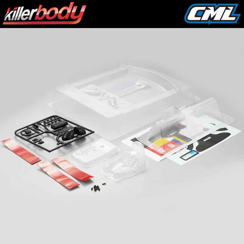 KILLERBODY CLEAR COCKPIT SET 1/10 TRUCK