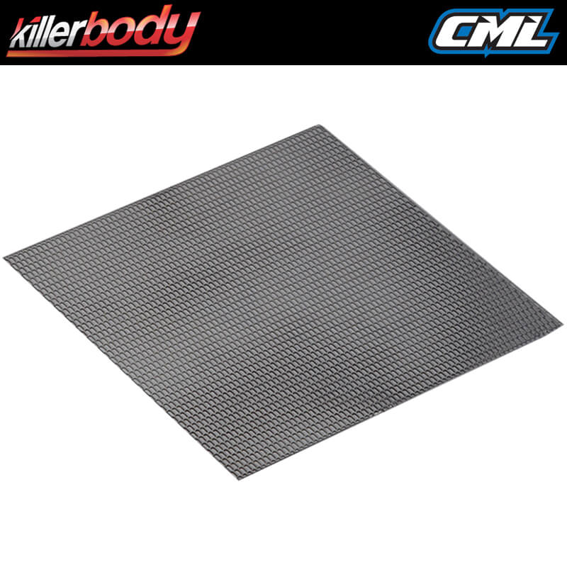 KILLERBODY S/LESS STEEL MODIFIED AIR INTAKE OVAL MESH BLACK