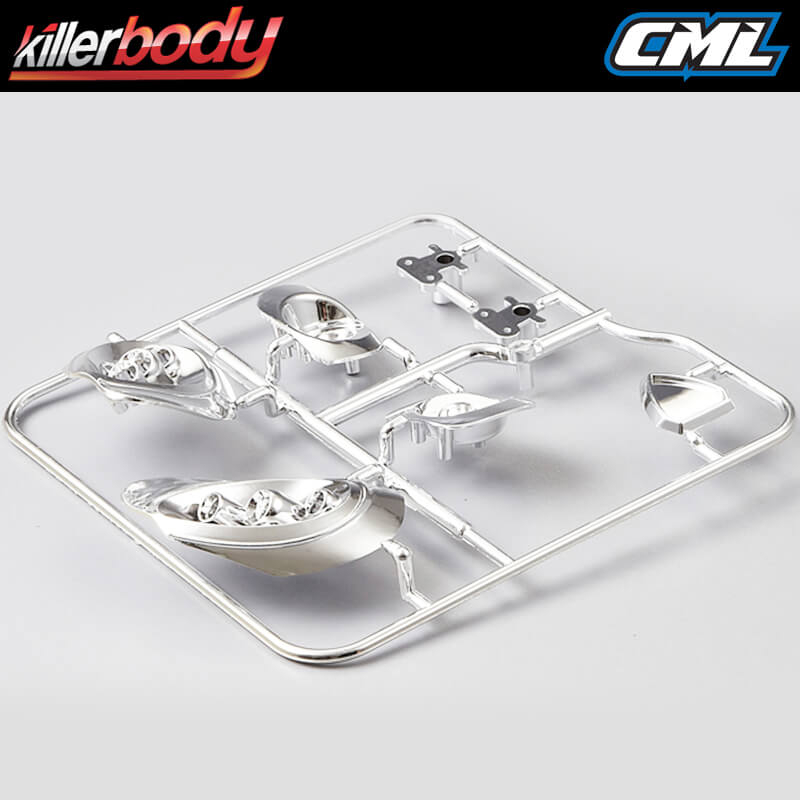 KILLERBODY CHROMED PLASTIC PAR TS SET (ALFA ROMEO TZ3 CORSA)