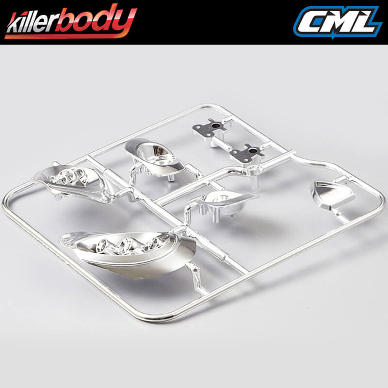 KILLERBODY CHROMED PLASTIC PAR TS SET (ALFA ROMEO TZ3 CORSA)