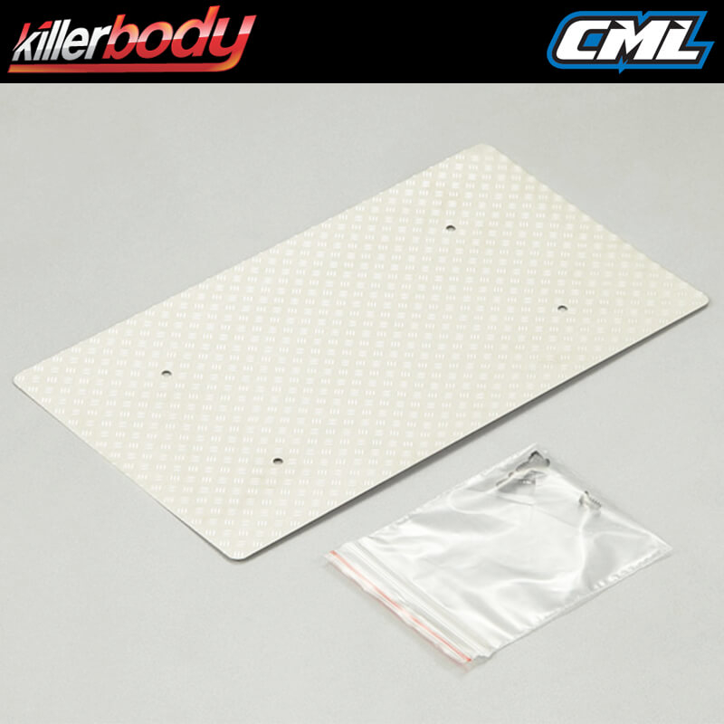 KILLERBODY STAINLESS STEEL BOTTOM PLATE FOR LUGGAGE RACK