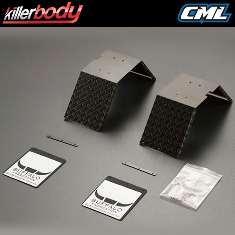 KILLERBODY REAR FENDER FOR 1/10TH TRUCK (3.75 INCH TYRES)