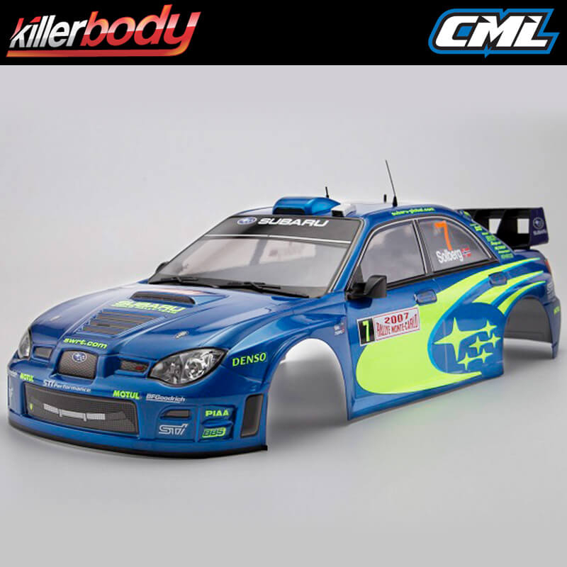 KILLERBODY SUBARU IMPREZA WRC 2007 PAINTED BLUE BODY KIT