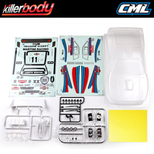 KILLERBODY LANCIA 037 190MM CLEAR BODY RALLY