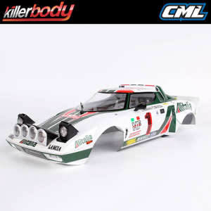 KILLERBODY LANCIA STRATOS Gr.4 1/10 CLEAR BODY