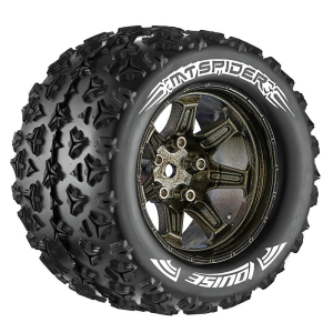 LOUISE RC MT-SPIDER 1/10 SOFT HEX 14MM BLACK CHROME ARRMA G