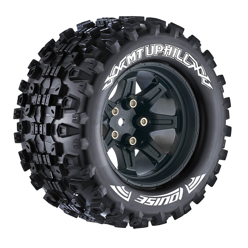 LOUISE RC MT-UPHILL 1/10 SOFT HEX 14MM BLACK ARRMA GRANITE