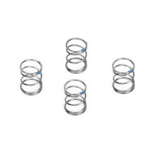 LOUISE RC SHOCK SPRING (1.2X22MM)BLUE-HARD