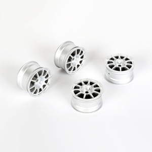 LOUISE RC 10 SPOKE WHEEL +1MM (SILVER)