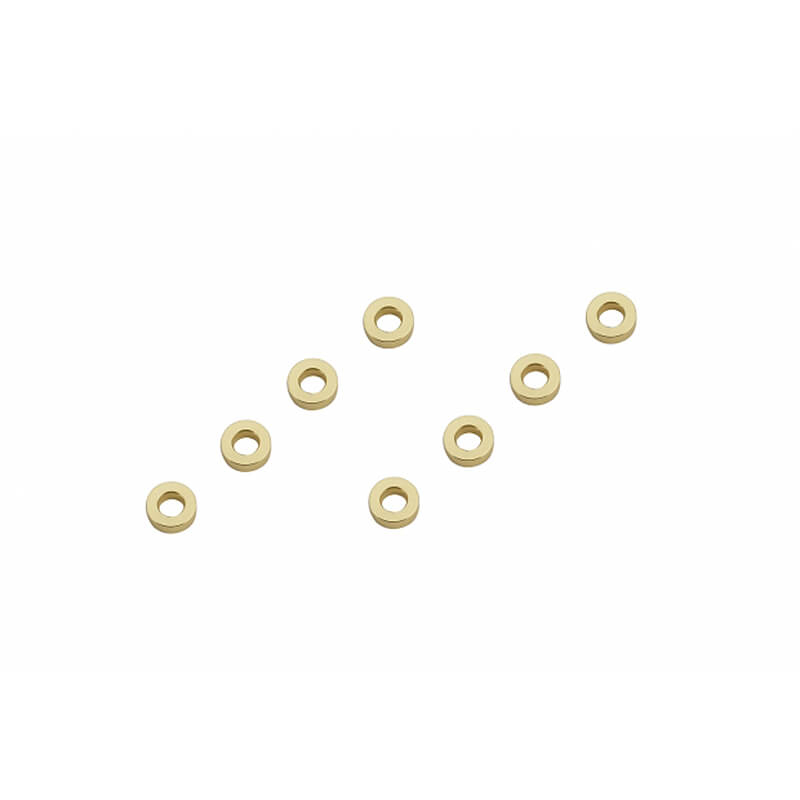 LOUISE RC ALUMINIUM SPACER 3X6X2(8 PCS)