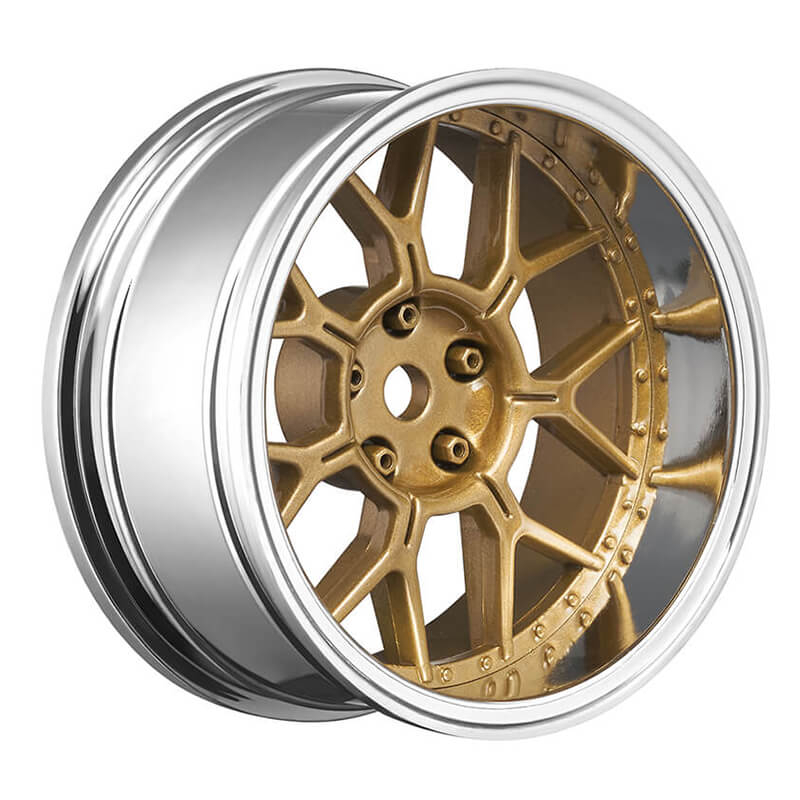 LOUISE RC 1/10 DRIFT 2,4,6,8MM OFFSET 14-SPOKE WHEELS BRONZE