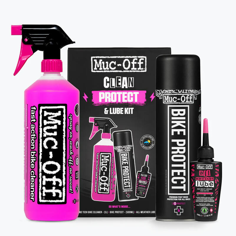 MUC-OFF MO94 LUBRICANT, NANO BIKE CLEANER, BIO WET LUBE KIT
