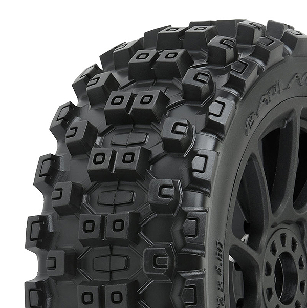 PROLINE 'BADLANDS MX' M2 PRE- MOUNT MACH 10 BLACK WHEELS PR