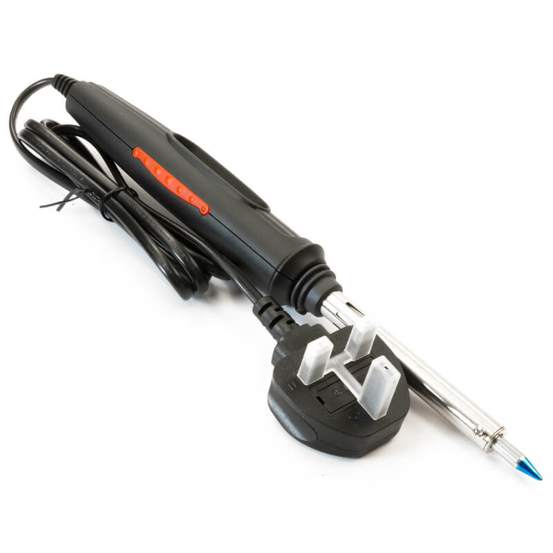 PROLUX 60 WATT SOLDERING IRON w/STAND, UK 3-PIN