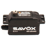 SAVOX LOW PROFILE BRUSHLESS DIGI 10KG/0.076s@6.0V - BLACK