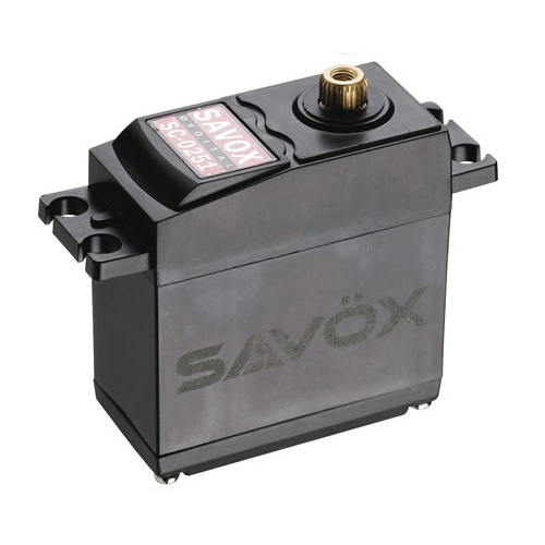 Servo Digital Savox De Alta Velocidad Y Bajo Perfil Para RC 1/10 - Perfecto Para Dirección, Alerones Y Más | Modelo 1251MG, Engranajes Metálicos