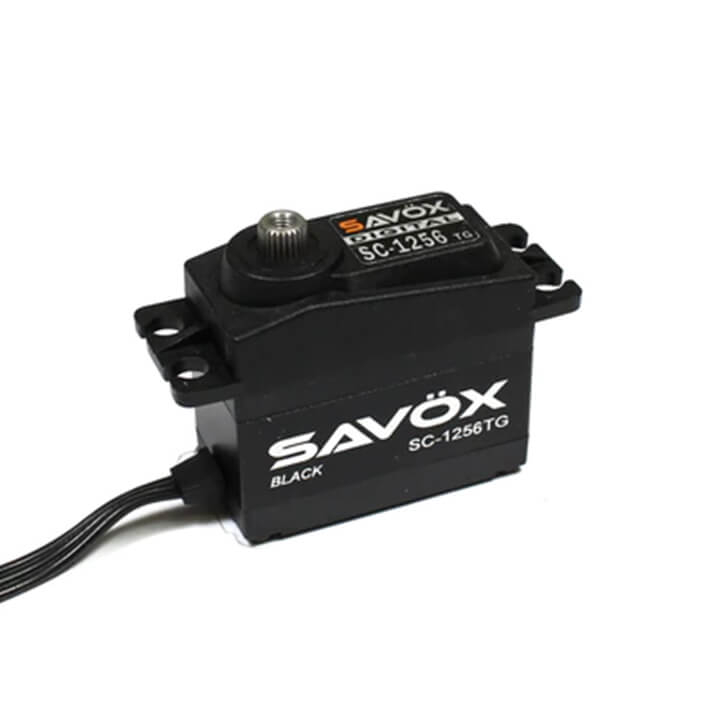 SAVOX HIGH TORQUE CORELESS DIGI SERVO 20KG@6.0V - BLACK