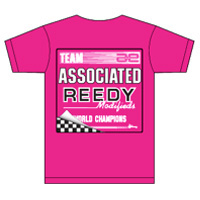 TEAM ASSOCIATED/REEDY '80'S T-SHIRT - PINK XX-LARGE