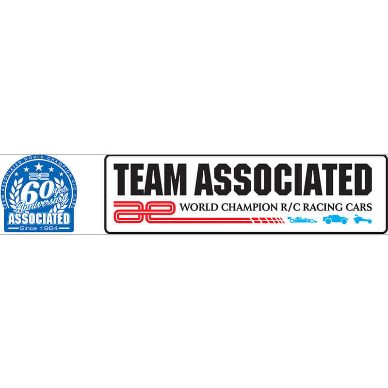 TEAM ASSOCIATED ANNIVERSARY CLOTH BANNER 3500 X 800MM