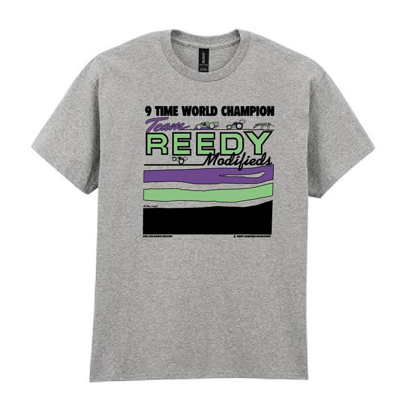 REEDY 1992 SAFARI T-SHIRT GREY - MEDIUM