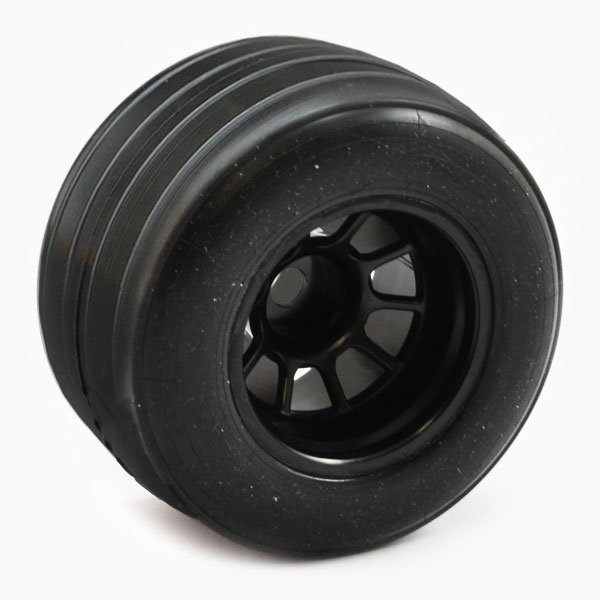 SWEEP 1/10 FORMULA 1 REAR V4 PRE-GLUED GROOVED TYRES 28R