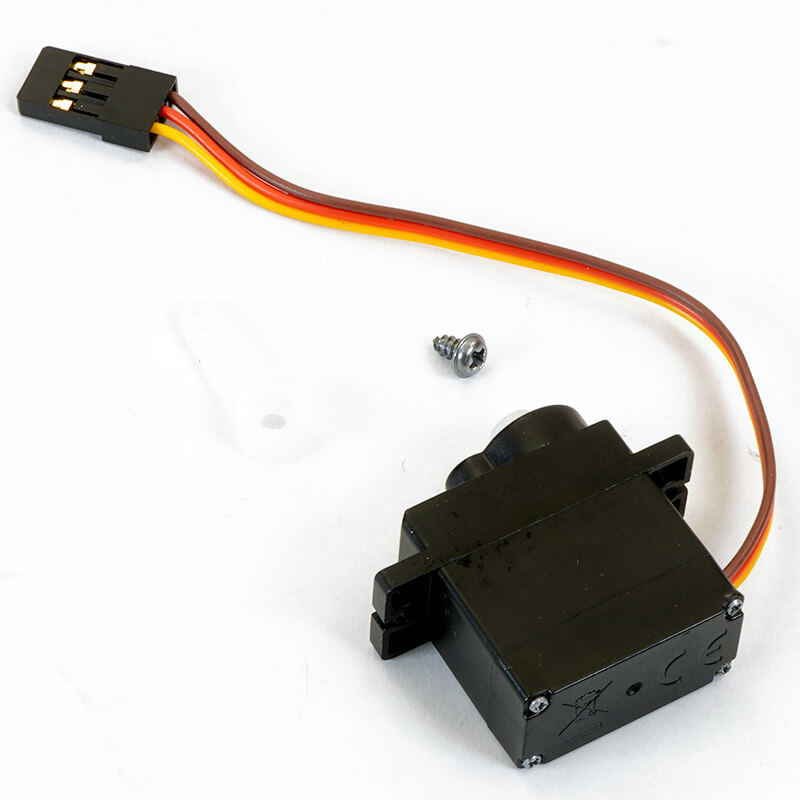 FOX HOBBY 9G SERVO W/90MM WIRE (RUDDER/ELEVATOR)