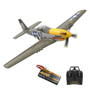 VOLANTEX P-51D MUSTANG RED 4CH 500MM BRUSHLESS WITH GYRO RTF