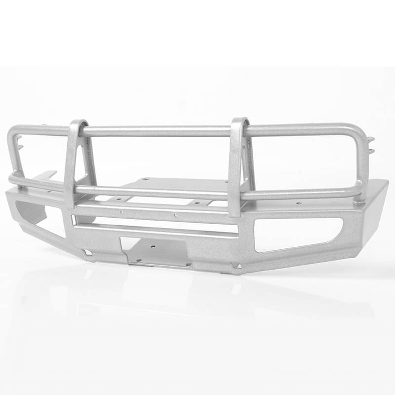 RC4WD TRIFECTA FRONT BUMPER, SLIDERS & SIDE BARS FOR LAND CRUISER LC70 BODY (SILVER)