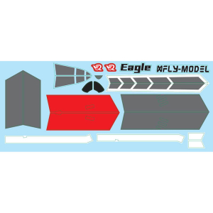 XFLY EAGLE DECAL SHEET - RED