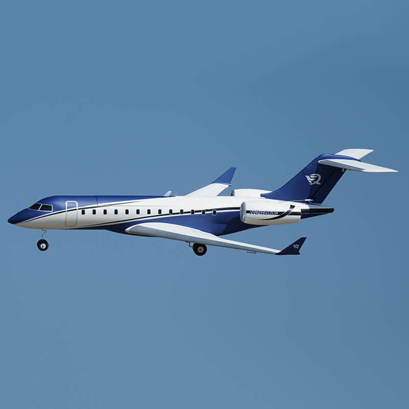 XFLY TWIN 40MM J-65 EDF BUSINESS JET PNP - BLUE