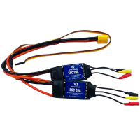 XFLY 20A ESC X 2 (XT60 PLUG) W/60MM LEAD