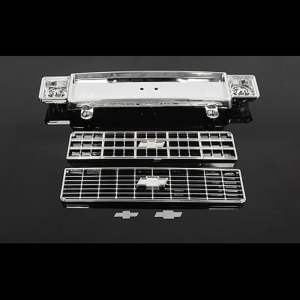 RC4WD CHEVROLET BLAZER & K10 CHROME FRONT GRILL W/OPTIONAL I