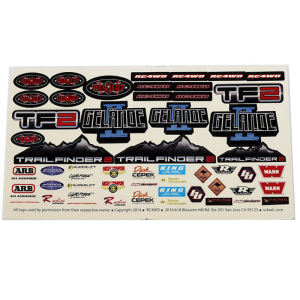 RC4WD LOGO DECAL SHEET