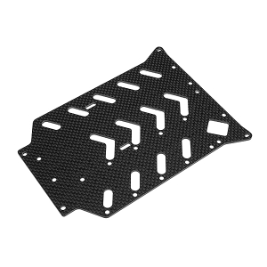 CORALLY RADIO PLATE SSX8R 3K CARBON 1 PC