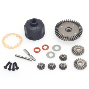 CEN RACING DIFFERENTIAL RING GEAR SET (CASE, PIN, O-RING, GASKET)