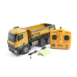 HUINA RC TIPPER/DUMP TRUCK 2.4G 10CH WITH DIE CAST METAL PARTS