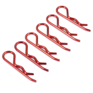 Fastrax Metallic Red Large Clips