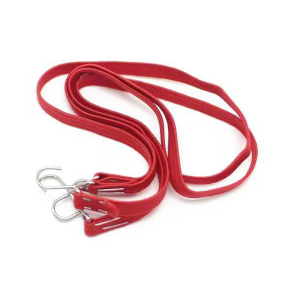 FASTRAX LUGGAGE BUNGEE STRAP 2PC w/HOOKS 400MM - RED