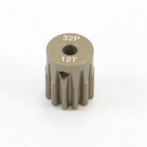 FASTRAX 32DP 12T ALUMINIUM 7075 PINION GEAR (3.2mm SHAFT)