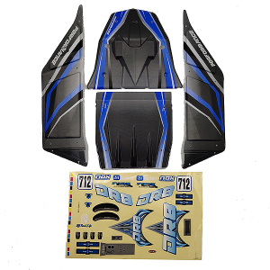 FTX DR8 BODY+DECAL(BLUE)